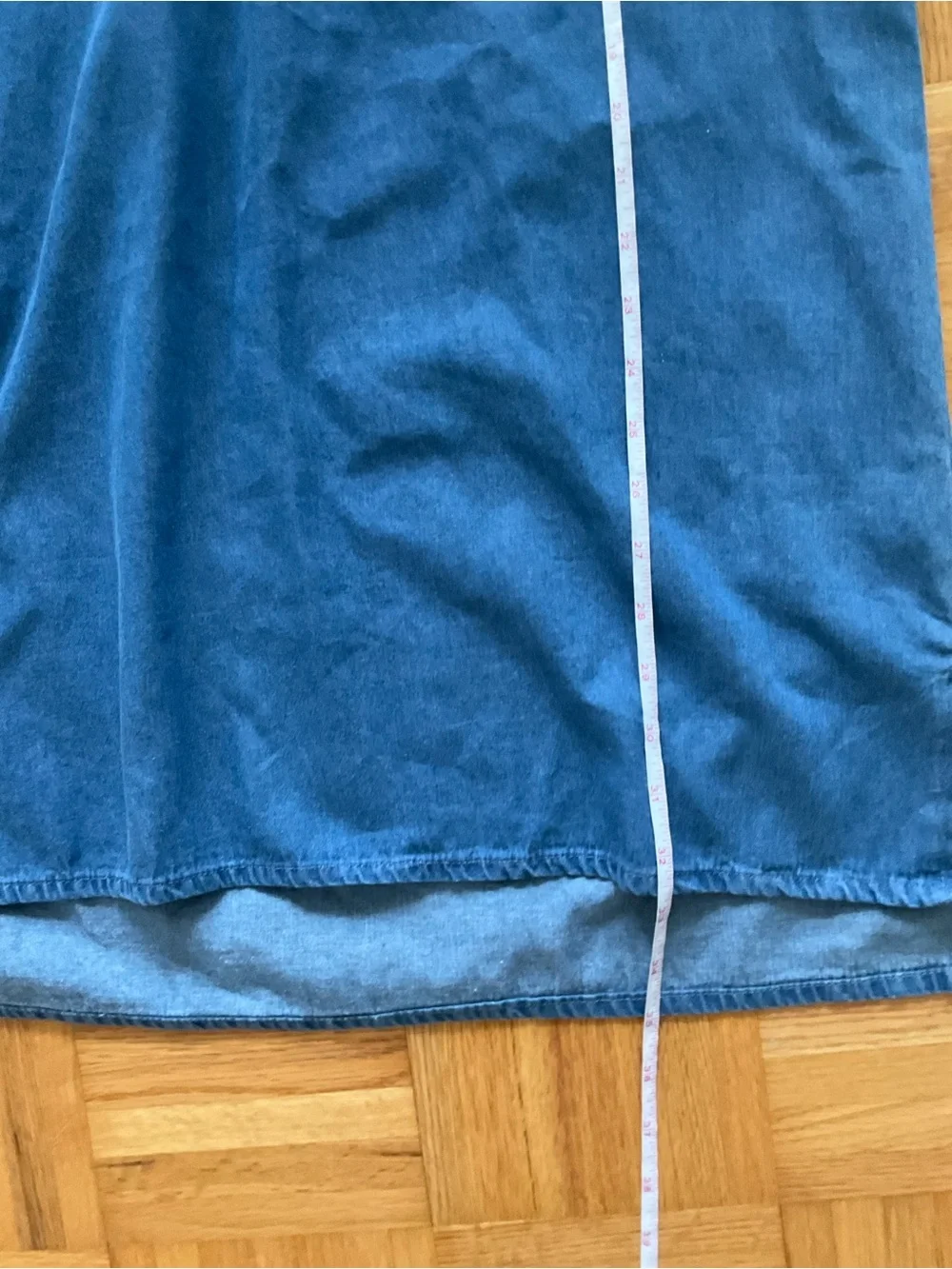 imPRESS Blue Lace-Up Long Shirt - Size S - Picture 4 of 13